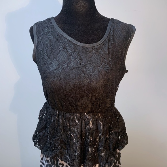 NWT Jon & Anna Leopard and lace pop over maxi - Medium - Picture 4 of 8